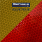 Panel fence | according to TL | film RA2/B | length: 2.40 m | red / yellow